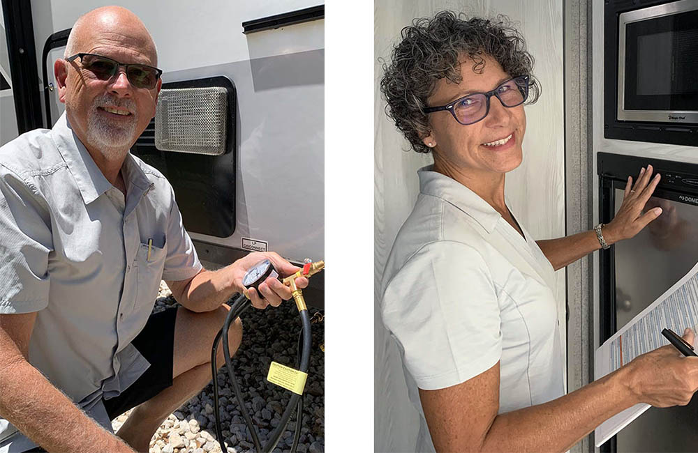 RV Inspectors Owen and Karen Arkison